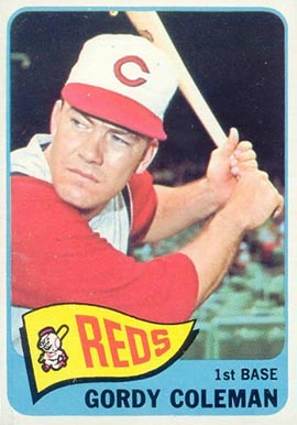 1965 Topps Gordy Coleman #289 Baseball Card