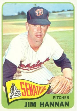 1965 Topps Jim Hannan #394 Baseball Card