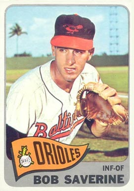 1965 Topps Bob Saverine #427 Baseball Card