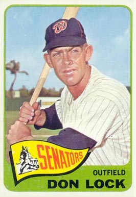 1965 Topps Don Lock #445 Baseball Card