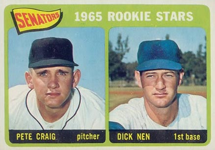 1965 Topps Senators Rookies #466 Baseball Card