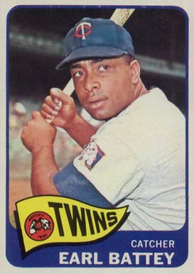 1965 Topps Earl Battey #490 Baseball Card