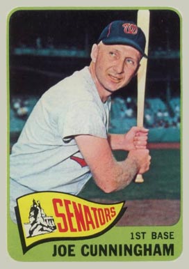 1965 Topps Joe Cunningham #496 Baseball Card