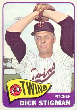 1965 Topps Dick Stigman #548 Baseball Card
