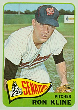 1965 Topps Ron Kline #56 Baseball Card