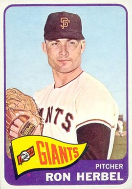 1965 Topps Ron Herbel #84 Baseball Card