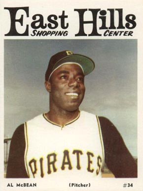 1966 East Hills Pirates Al McBean #34 Baseball Card