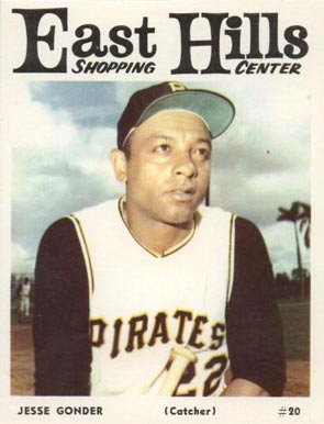 1966 East Hills Pirates Jesse Gonder #20 Baseball Card