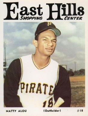 1966 East Hills Pirates Matty Alou #18 Baseball Card