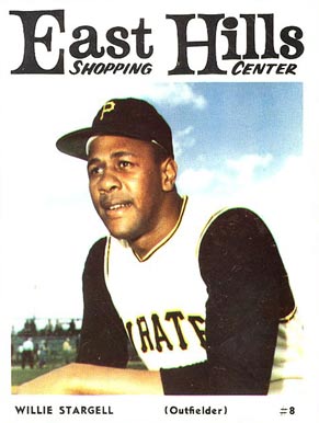 1966 East Hills Pirates Willie Stargell #8 Baseball Card