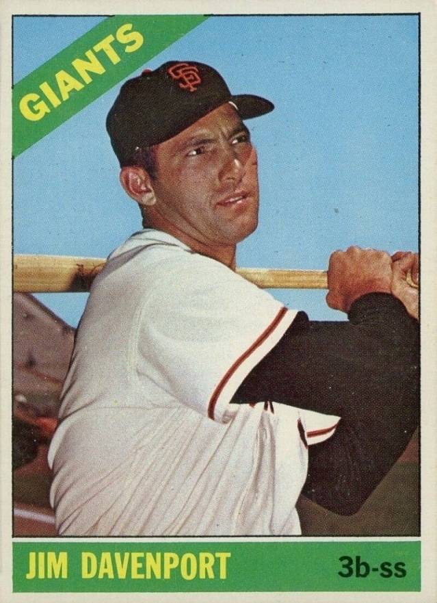 1966 O-Pee-Chee Jim Davenport #176 Baseball Card