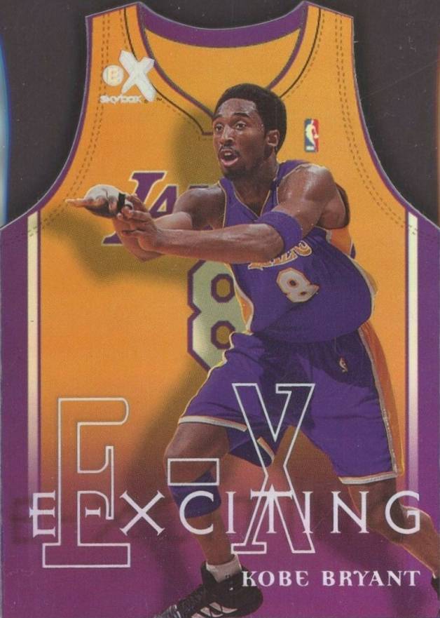 1999 Skybox E-X E-Xciting Kobe Bryant #8 Basketball Card