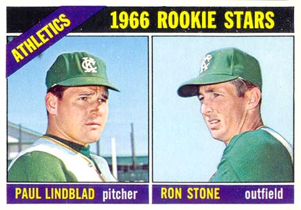 1966 Topps Athletics Rookies #568 Baseball Card