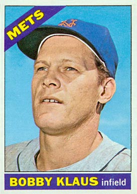 1966 Topps Bobby Klaus #108 Baseball Card