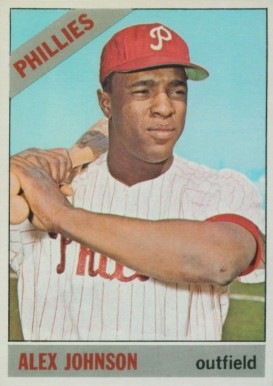 1966 Topps Alex Johnson #104n Baseball Card