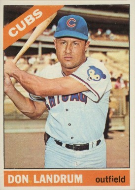 1966 Topps Don Landrum #43p Baseball Card