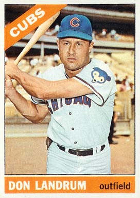 1966 Topps Don Landrum #43n Baseball Card