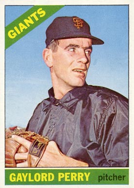 1966 Topps Gaylord Perry #598 Baseball Card