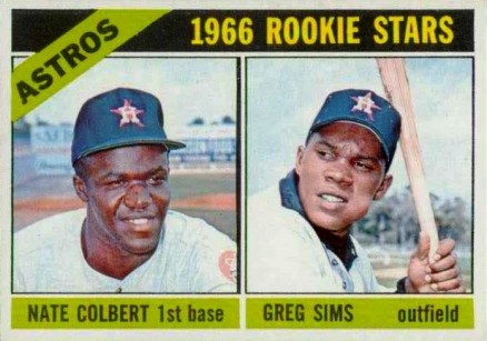 1966 Topps Astros Rookies #596 Baseball Card