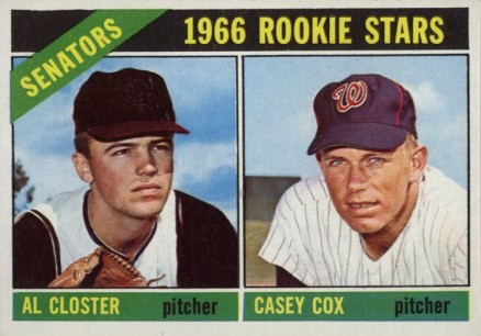 1966 Topps Senators Rookies #549 Baseball Card