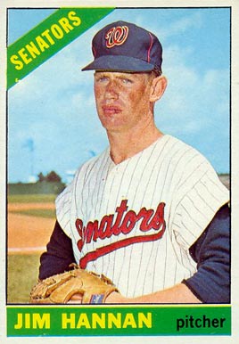 1966 Topps Jim Hannan #479 Baseball Card