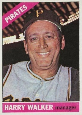 1966 Topps Harry Walker #318 Baseball Card
