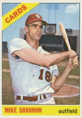 1966 Topps Mike Shannon #293 Baseball Card