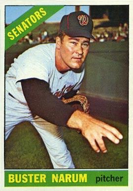 1966 Topps Buster Narum #274 Baseball Card