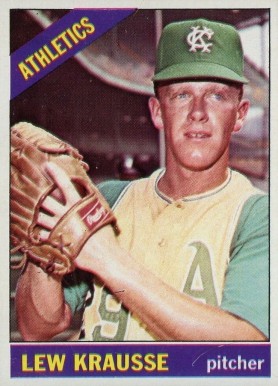 1966 Topps Lew Krausse #256 Baseball Card