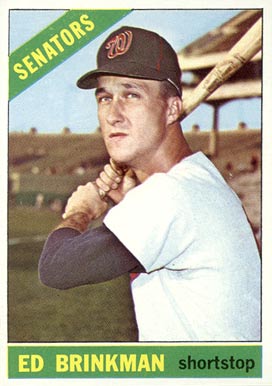 1966 Topps Ed Brinkman #251 Baseball Card