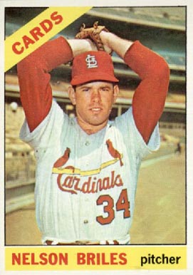 1966 Topps Nelson Briles #243 Baseball Card