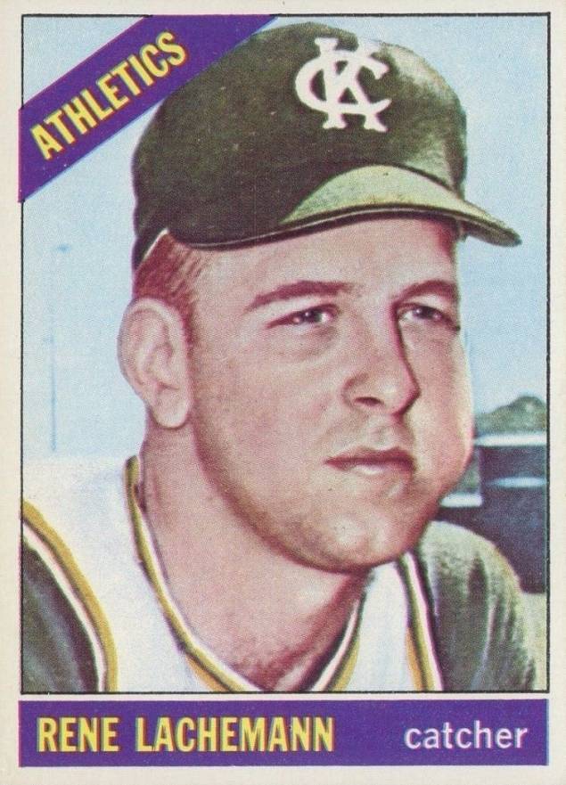 1966 Topps Rene Lachemann #157 Baseball Card