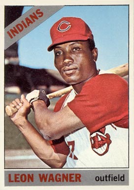 1966 Topps Leon Wagner #65 Baseball Card