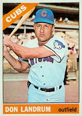 1966 Topps Don Landrum #43f Baseball Card