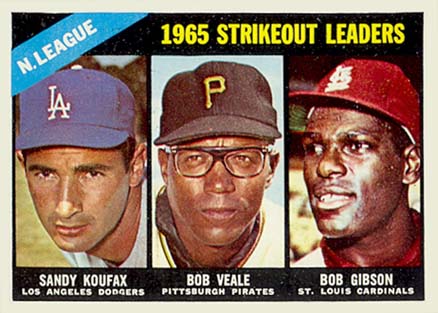 1966 Topps N.L. Strikeout Leaders #225 Baseball Card