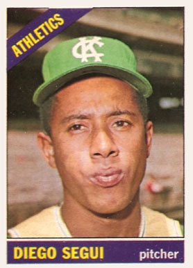 1966 Topps Diego Segui #309 Baseball Card