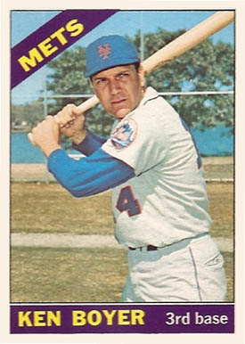 1966 Topps Ken Boyer #385 Baseball Card