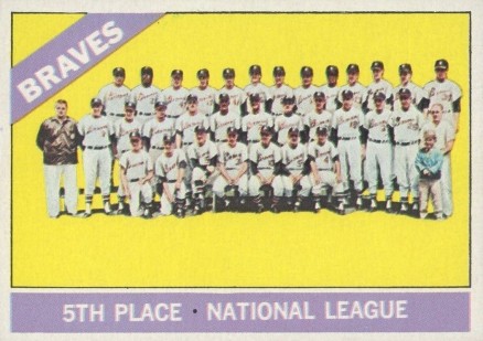 1966 Topps Braves Team #326d Baseball Card