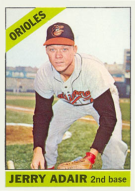 1966 Topps Jerry Adair #533 Baseball Card