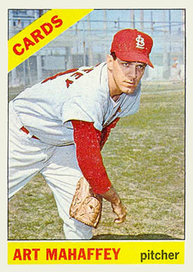 1966 Topps Art Mahaffey #570 Baseball Card