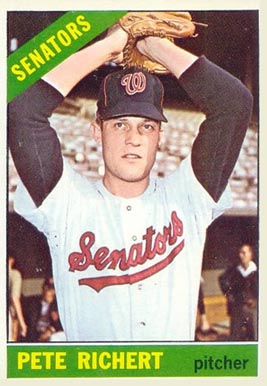 1966 Topps Pete Richert #95 Baseball Card