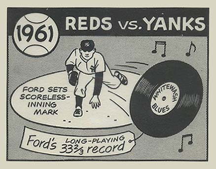 1967 Laughlin World Series 1961- Yankees Vs. Reds #58 Baseball Card