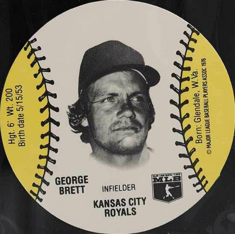 1978 Wiffle Ball Discs George Brett # Baseball Card