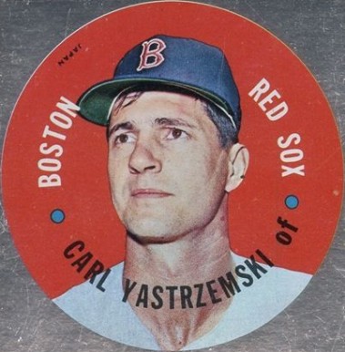 1967 Topps Test Discs Carl Yastrzemski # Baseball Card
