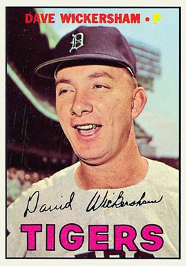 1967 Topps Dave Wickersham #112 Baseball Card