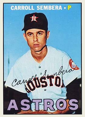 1967 Topps Carroll Sembera #136 Baseball Card