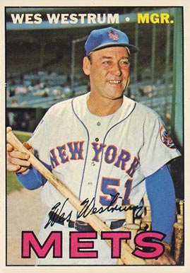 1967 Topps Wes Westrum #593 Baseball Card