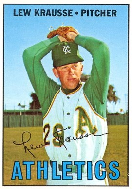 1967 Topps Lew Krausse #565 Baseball Card