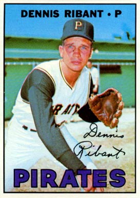1967 Topps Dennis Ribant #527 Baseball Card