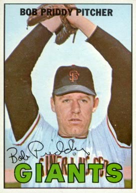 1967 Topps Bob Priddy #26a Baseball Card